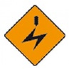 Overhead Electric Cables Sign