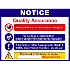 Bord Bia Quality Assurance Sign