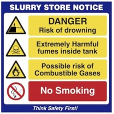 Slurry Safety Sign