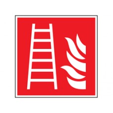 Fire ladder symbol safety Sign.