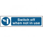 Mini Safety Signs With Adhesive Backing (74)