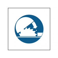 Adjustable guard symbol safety Sign.