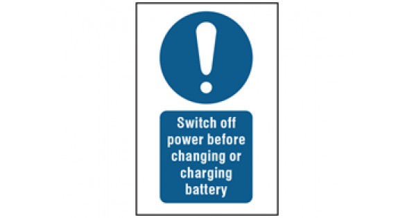 General Mandatory Safety Signs : Switch off power before ...